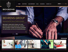 Tablet Screenshot of behrens.co.uk